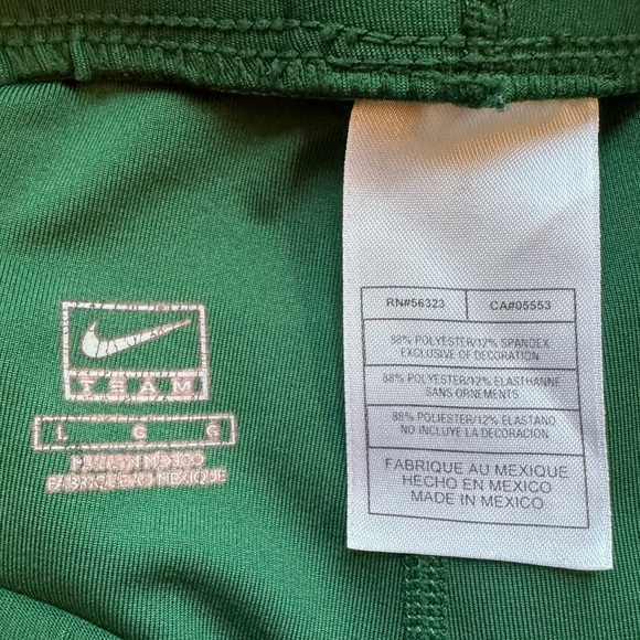 NIKE Youth Grass Green Running Leggings Pants - Size Large (Possible Youth XL) - Picture 4 of 10